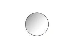 Spiegels|Brico Aquazuro Ronde Spiegel 50Cm Napoli Met Houten Kader Zwart