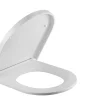 Wc-Brillen|Brico Aquazuro Toiletzitting D-Vorm Murano Duroplast Wit