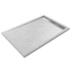 Douchebakken & Accessoires|Brico Aurlane Douchebak Pedra 120X80Cm Wit Steeneffect