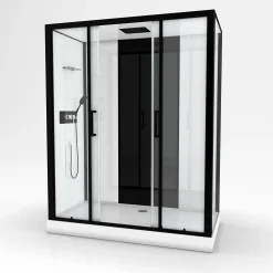 Douchecabines|Brico Aurlane Douchecabine Loft 90X170X215Cm High Tray