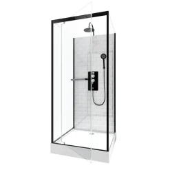 Douchecabines|Brico Aurlane Douchecabine Metro 90X90X219-230Cm Vierkant