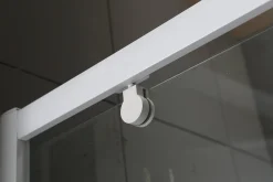 Douchedeuren|Brico Baseline Douche Draaideur Wit 185X90Cm