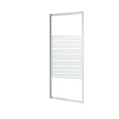 Douchewanden & Inloopdouches|Brico Baseline Douchewand Zijwand Wit 185X80Cm