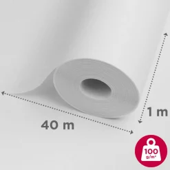 Brico Baseline Glasweefselbehang Ruit 40M 100Gram- Glasvezelbehang