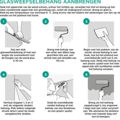 Brico Baseline Glasweefselbehang Ruit 50M 100 Gram- Glasvezelbehang