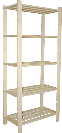 Opbergrekken|Brico Baseline Legplanken In Massief Den 170X70X30Cm