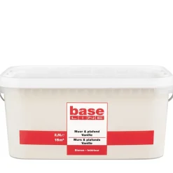 Brico Baseline Muur & Plafond Vanille 2,5L- Muurverf