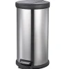 Vuilnisbakken|Brico Baseline Pedaalemmer Metaal Mat 40L