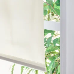 Brico Baseline Rolgordijn Lichtdoorlatend Beige 90X175Cm- Rolgordijnen