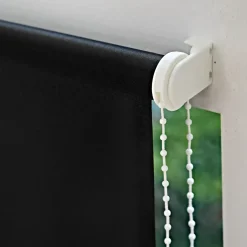 Brico Baseline Rolgordijn Lichtdoorlatend Zwart 120X175Cm- Rolgordijnen