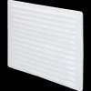 Luchtafvoer|Brico Baseline Schoepenrooster 30X30Cm Kunststof Wit
