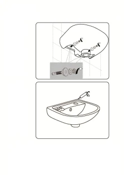 Toiletfonteinen|Brico Baseline Toiletfontein 37,5X31Cm Keramiek Wit