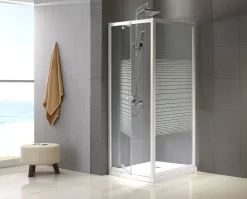 Douchedeuren|Brico Baseline Vaste Wand 90X185Cm Wit