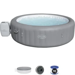 Brico Bestway Jacuzzi Lay-Z Spa 60135 1350L Gris O236X71Cm- Spa En Jacuzzi