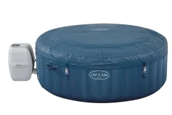 Brico Bestway Opblaasbare Jacuzzi Lay-Z-Spa Milan Airjet Plus Blauw 916L O196X71Cm- Spa En Jacuzzi
