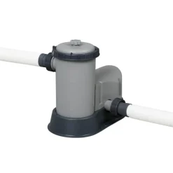 Brico Bestway Opzetzwembad Power Steel Rechthoek Met Filterpomp O549X274X122Cm- Opzetzwembaden Met Pomp