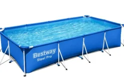 Brico Bestway Opzetzwembad Steel Pro Power 400X211X81Cm- Opzetzwembaden Zonder Pomp