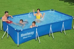 Brico Bestway Opzetzwembad Steel Pro Power 400X211X81Cm- Opzetzwembaden Zonder Pomp