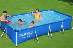 Brico Bestway Opzetzwembad Steel Pro Power 300X201X66Cm- Opzetzwembaden Zonder Pomp