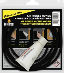Brico Bevil Kit Ronde Kachelkoord Fulgurant 6 Mm Met Hittebestendige Lijm Tube