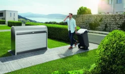 Brico Biohort Opbergbox Storemax 120 Donkergrijs Metallic 73X117Cm- Opbergboxen Tuin