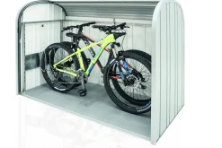 Brico Biohort Opbergbox Storemax 190 Kwartsgrijs Metallic 97X190Cm- Opbergboxen Tuin