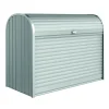Brico Biohort Opbergbox Storemax 160 Zilver Metallic 78X163Cm- Opbergboxen Tuin