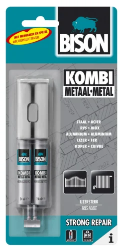 Brico Bison Universele Epoxylijm Kombi Metaal Crd 24Ml- Lijm- & Kitpistolen