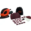 Schuurmachines|Brico Black+Decker Detailschuurmachine Bew230Bc-Qs 55W Met 15 Acc