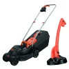 Grasmaaiers|Brico Black+Decker Elektrische Grasmaaier Bemw351Gl2-Qs - 32Cm - 1000W + Grastrimmer - 23Cm - 250W