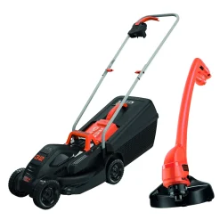 Grasmaaiers|Brico Black+Decker Elektrische Grasmaaier Bemw351Gl2-Qs - 32Cm - 1000W + Grastrimmer - 23Cm - 250W