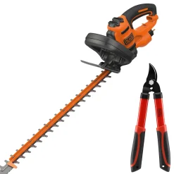 Heggenscharen|Brico Black+Decker Elektrische Heggenschaar Behts401Kit-Qs 500W + Snoeischaar