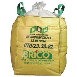 Bouwafval|Brico Bouwafvalzak 87X87X120Cm + Ophaling
