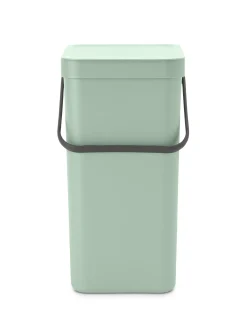 Vuilnisbakken|Brico Brabantia Afvalemmer Sort&Go 16L Jade Groen
