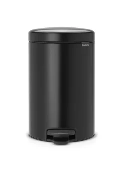 Vuilnisbakken|Brico Brabantia Pedaalemmer Newicon Matt Black 12L