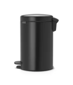 Vuilnisbakken|Brico Brabantia Pedaalemmer Newicon Matt Black 12L