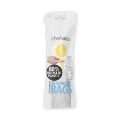 Vuilnisbakken|Brico Brabantia Perfectfit Afvalzak Met Trekbandsluiting Code A 3L 20 Stuks/Rol Recycled