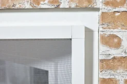 Brico Cando Hordeur Comfort - Magnetische Hordeur - Wit Profiel - Grijs Gaas - 100X235Cm- Vliegendeuren