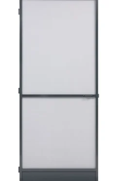 Brico Cando Hordeur Comfort - Magnetische Hordeur - Antraciet Profiel - Grijs Gaas - 100X235Cm- Vliegendeuren