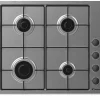 Kookplaten|Brico Candy Gaskookplaat Chw6Lbx 60Cm Rvs