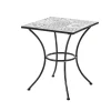 Brico Central Park Bistrotafel Atri Zwart/Wit 60X60Cm- Tuintafels
