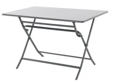 Brico Central Park Bistrotafel Stacy Antraciet Staal 110X70Cm- Tuintafels