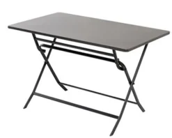Brico Central Park Bistrotafel Stacy Antraciet Staal 110X70Cm- Tuintafels