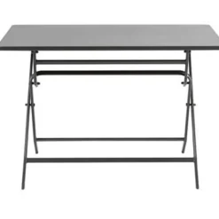 Brico Central Park Bistrotafel Stacy Antraciet Staal 110X70Cm- Tuintafels