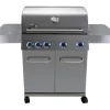 Brico Central Park Gasbarbecue Pasadena Zilver 17Kw- Gasbarbecue