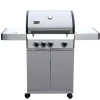 Brico Central Park Gasbarbecue Laredo 13,5Kw Zilver- Gasbarbecue