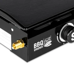 Brico Central Park Gasbarbecue Bbq & Friends Plancha Zwart 5,3Kw 52X37,5Cm- Gasbarbecue