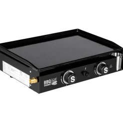 Brico Central Park Gasbarbecue Bbq & Friends Plancha Zwart 5,3Kw 52X37,5Cm- Gasbarbecue