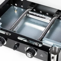 Brico Central Park Gasbarbecue Bbq & Friends Plancha Zwart 5,3Kw 52X37,5Cm- Gasbarbecue