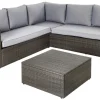Brico Central Park Hoekbank Loungeset Alea 3-Delig Staal Wicker- Loungesets